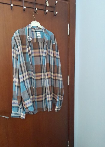 Zara Rahat Kesim Uzun Kollu Kareli Gömlek