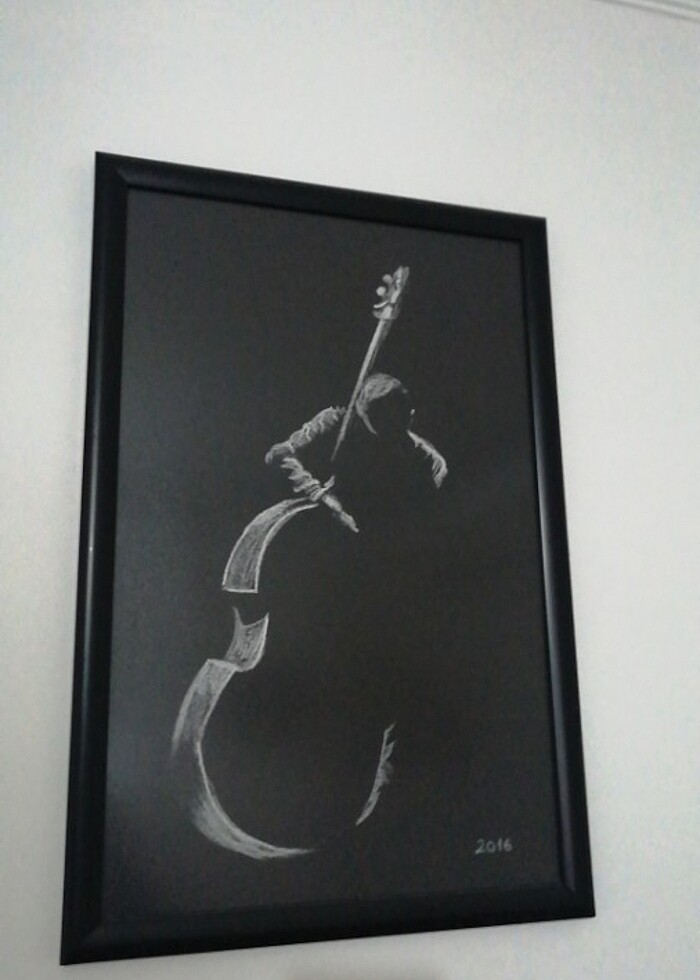 Siyah Tablo el yapımı - Görsel 2