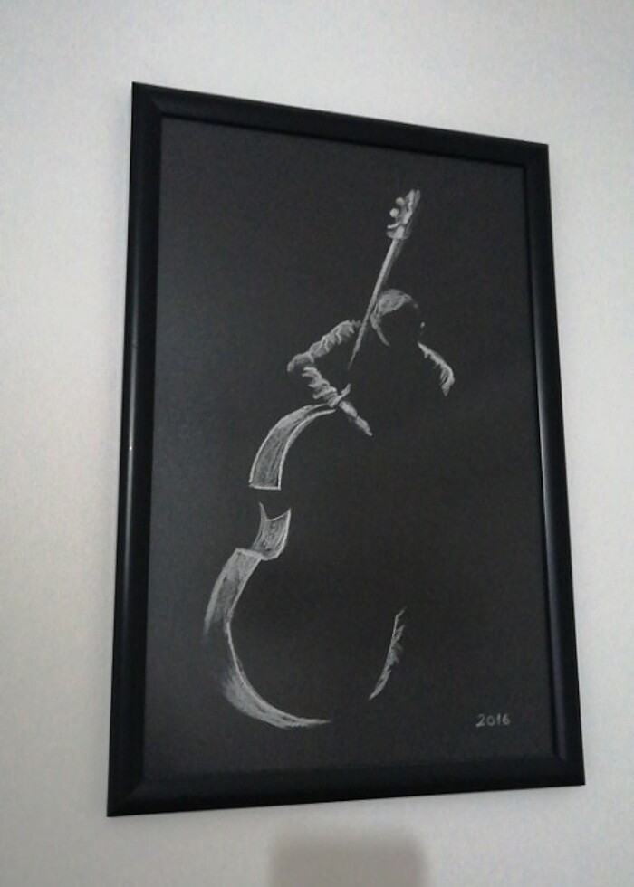 Siyah Tablo el yapımı - Görsel 3