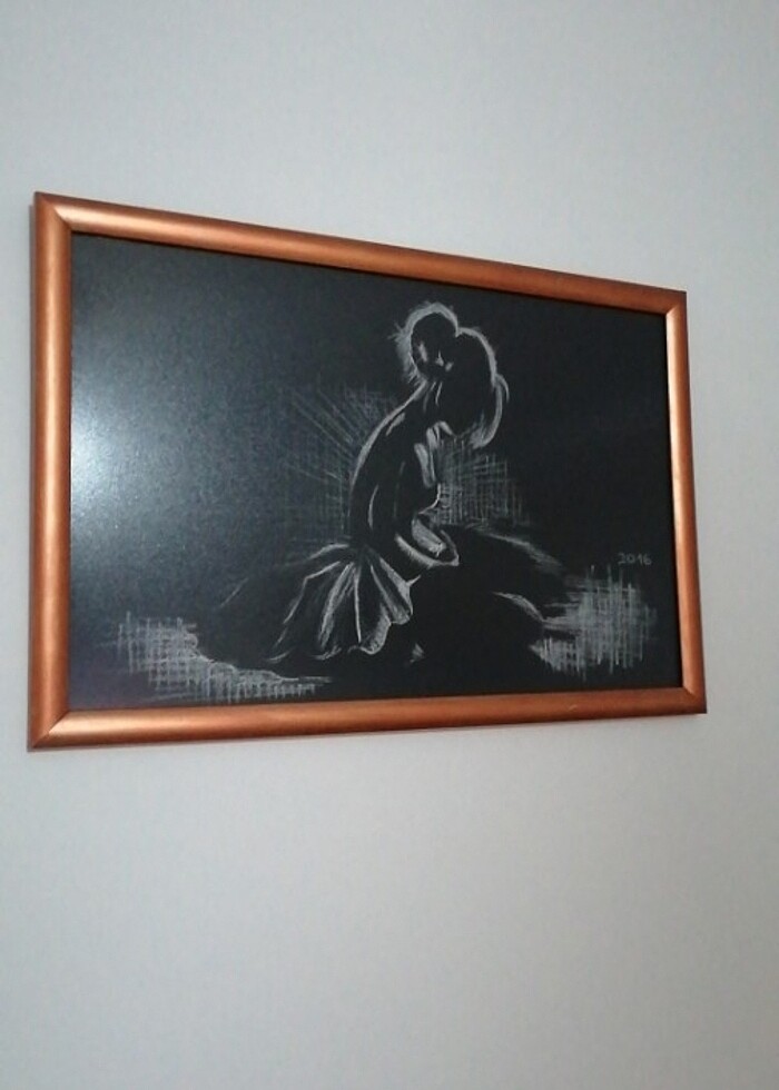 Siyah Tablo el yapımı - Görsel 4