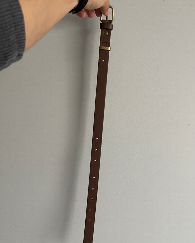 Deri tasma - El yapımı - Köpek tasması
 Kahverengi Deri - Görsel 2