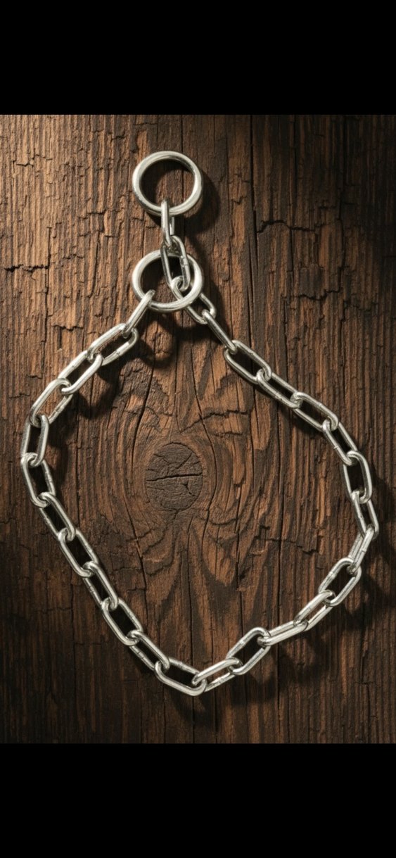 Köpek eğitim tasması - Zincir Tasma - Zincir eğitim tasması - Görsel 2