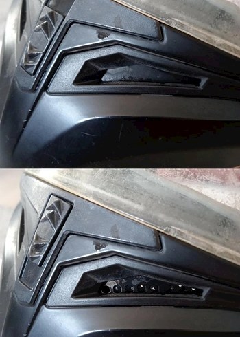 Kask Vizörü - çenelikli vizör motor kaskı - Görsel 4