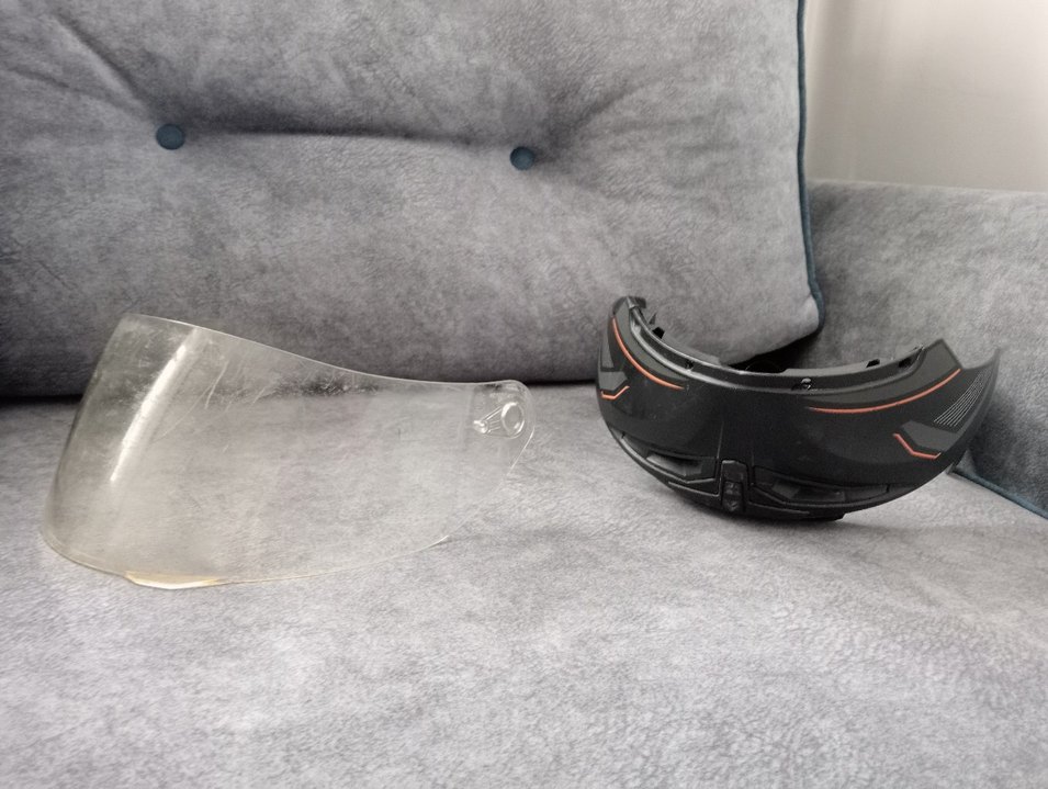 Kask Vizörü - çenelikli vizör motor kaskı - Görsel 2