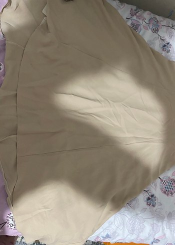 Bej Uzun Abiye Elbise - Görsel 3