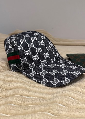Gucci Siyah Desenli Erkek Şapka