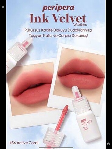 Beden Peripera Ink Velvet Tint
