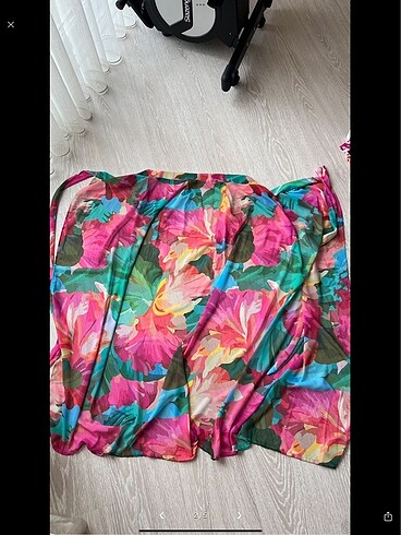 Renkli baski Pareo - Görsel 2