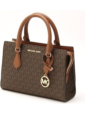 MK Sheila Small Saffiano Leather Satchel