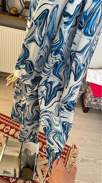 l Beden çeşitli Renk Saten Yirtmacli Uzun kimono
