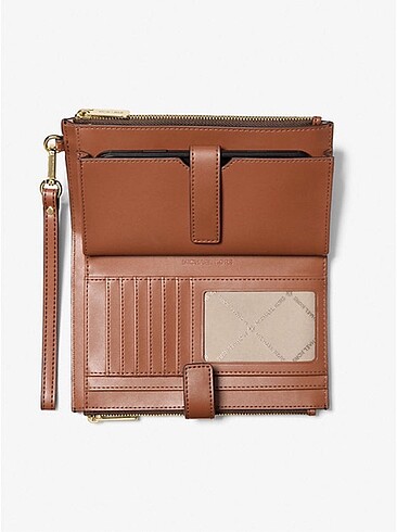 Michael Kors MK Signature Logo Smartphone Wallet