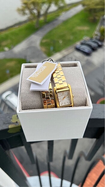 Beden altın Renk MK Mini Monroe Double Wrap Watch