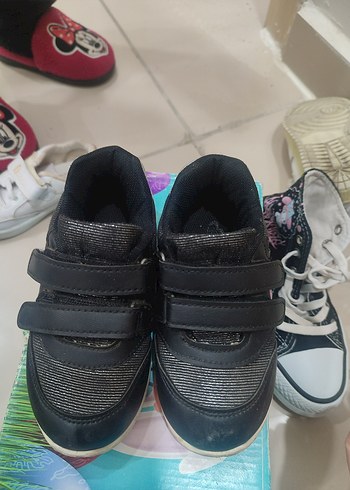 Siyah Kiz Çocuk Spor Ayakkabı - Görsel 2