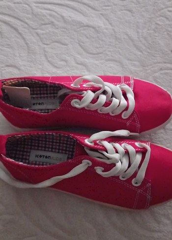 Koton Kids Pembe Bağcıklı çocuk Spor Ayakkabı
