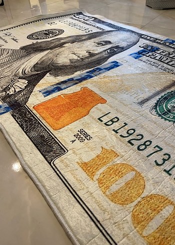Dolar baskılı halı 120x180 - Görsel 3