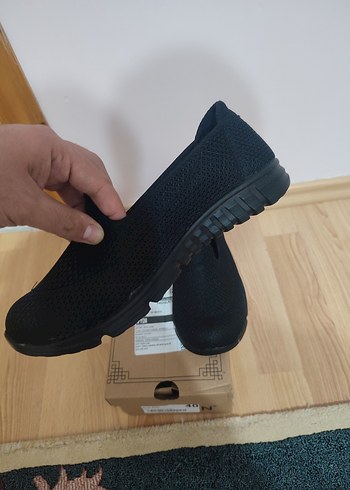 Siyah Kadın Spor Ayakkabı Stiletto Topuklu
