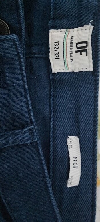 De facto likralı keten kot pantolon erkek
