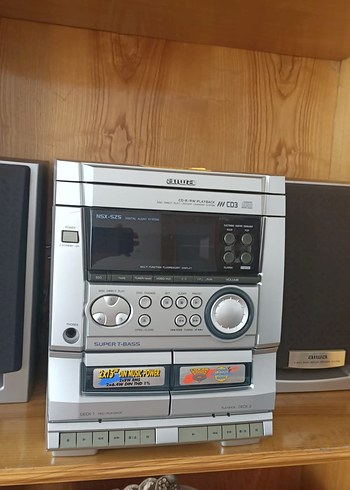 Aiwa Gri SUPCRT-BASS Müzik Sistemi