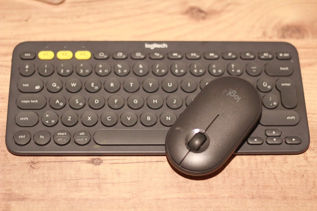 Logitech K380 Klavye + Pebble M350 Mouse - Görsel 4