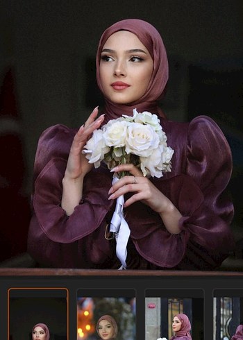 Bahar Yamaçlı Abiye Elbise