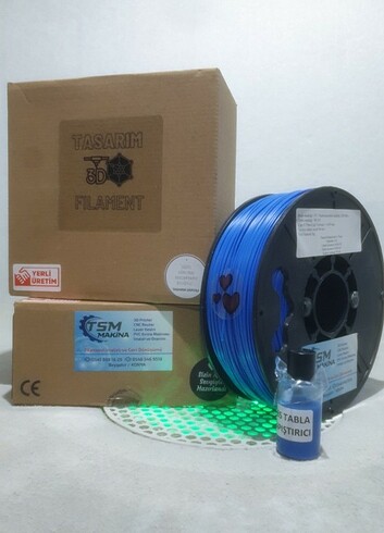 Tasarım filament abs 1.75mm mavi