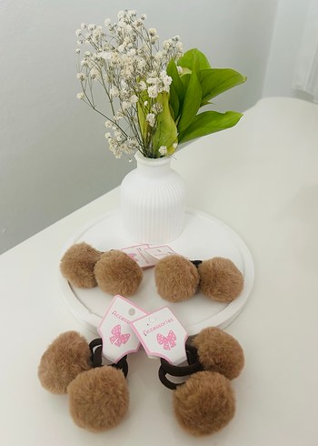 Püsküllü Bohem Leopar Desenli Saç Tokası - Görsel 2