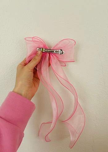 Pembe Fiyonk Kadın Saç Aksesuarı - Görsel 2