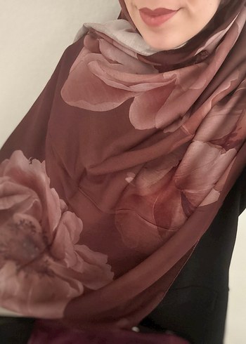 Kahverengi Kadın Şal - Görsel 2