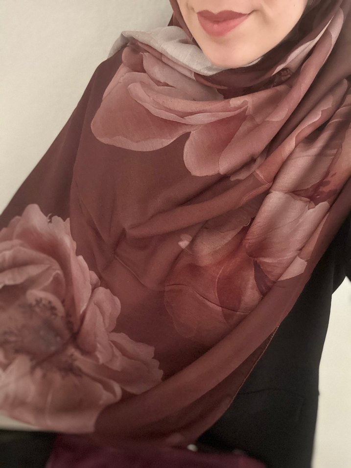 Kahverengi Kadın Şal - Görsel 2