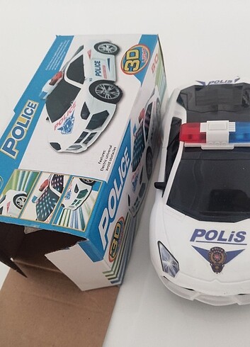 Oyuncak ışıklı ve sesli polis arabası - Görsel 3
