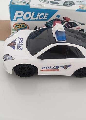 Oyuncak ışıklı ve sesli polis arabası - Görsel 4