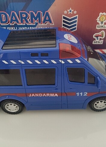 Oyuncak sesli jandarma arabası - Görsel 2