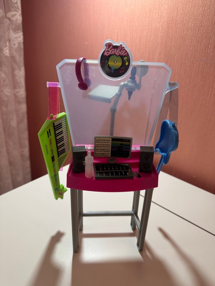 Barbie Müzik Seti ve Çalışma Masası - Görsel 5