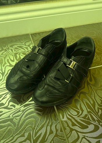 Kemer Tokalı Deri  Erkek Günlük Ayakkabı - Görsel 2