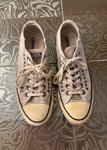 Kadın Bej kumaş Düz Taban Spor Ayakkabı - Görsel 2