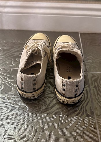 Kadın Bej kumaş Düz Taban Spor Ayakkabı - Görsel 4