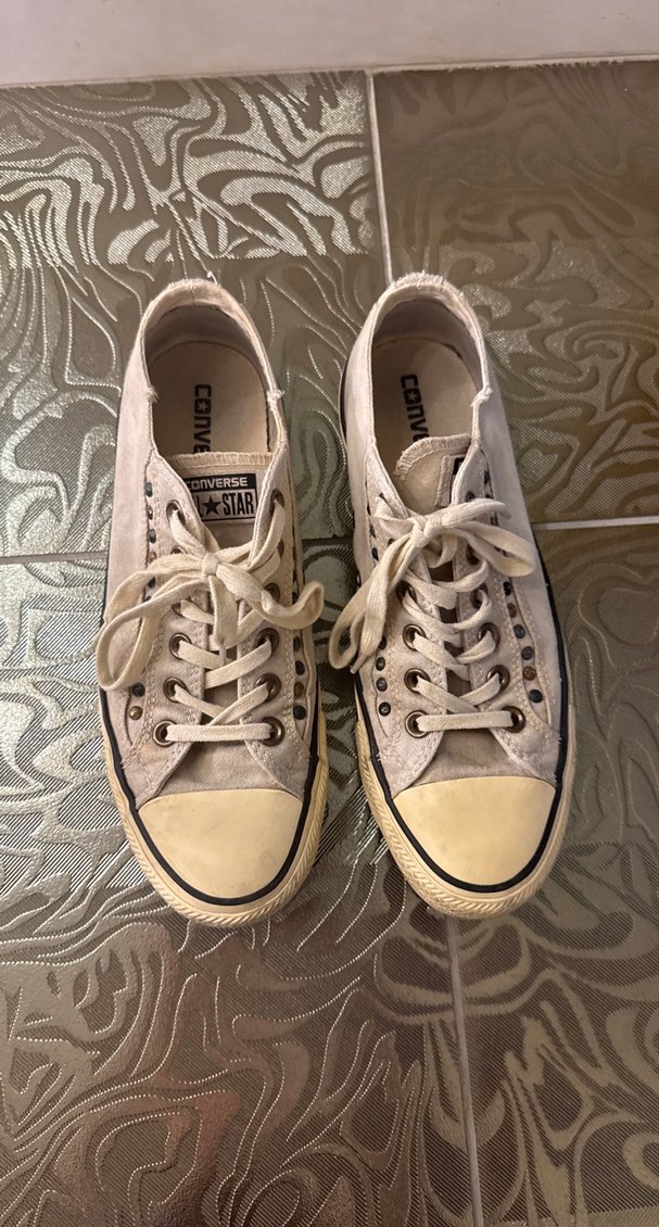 Kadın Bej kumaş Düz Taban Spor Ayakkabı - Görsel 2