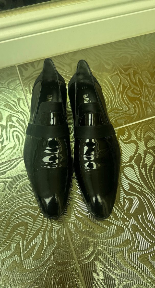 Siyah Parlak Erkek Klasik Ayakkabı - Görsel 2