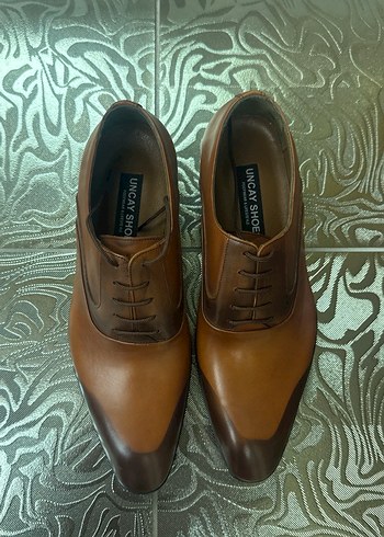 Klasik Kahverengi Deri Erkek Ayakkabı - Görsel 5