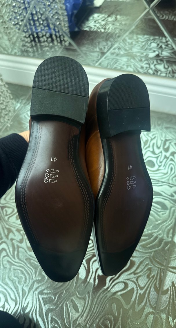 Klasik Kahverengi Deri Erkek Ayakkabı - Görsel 4