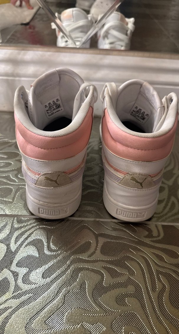 Beyaz Kadın Spor Ayakkabı Wedge Topuk - Görsel 4