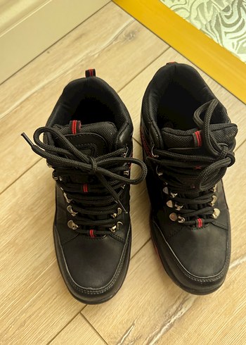 Waterproof Siyah Bağcıklı kadın Outdoor Bot - Görsel 5