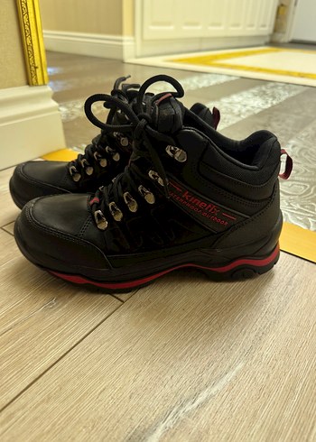 Waterproof Siyah Bağcıklı kadın Outdoor Bot - Görsel 3