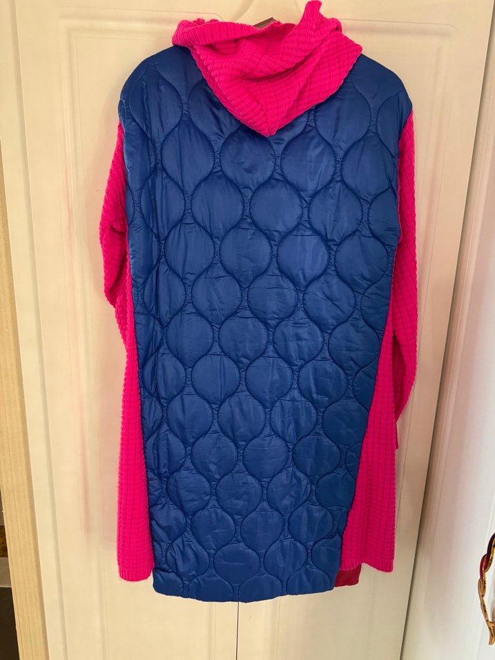 Renkli Fermuarlı Midi  Mont - Görsel 3