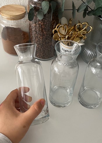 Şeffaf Cam Vazo Seti - Görsel 2