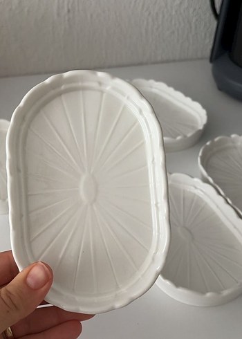 Beyaz Seramik Küçük Saklama Kapları - Görsel 2