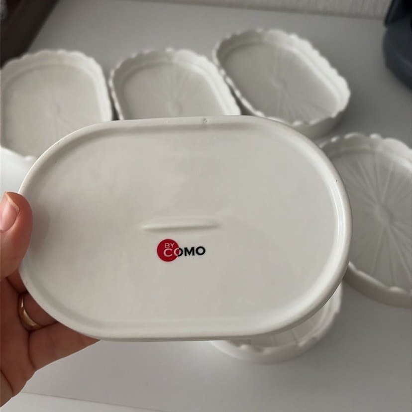 Beyaz Seramik Küçük Saklama Kapları - Görsel 4