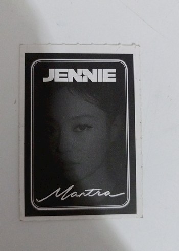 JENNİE DERGİ FOTOCARD MANTRA