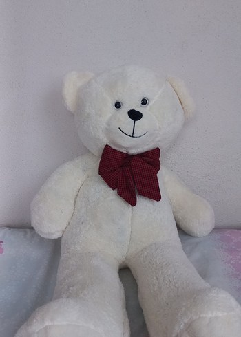 Beyaz Peluş Ayıcık Oyuncak - Görsel 2