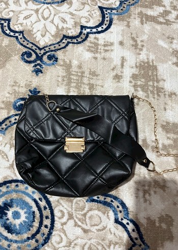 Siyah omuz çantası - Görsel 2